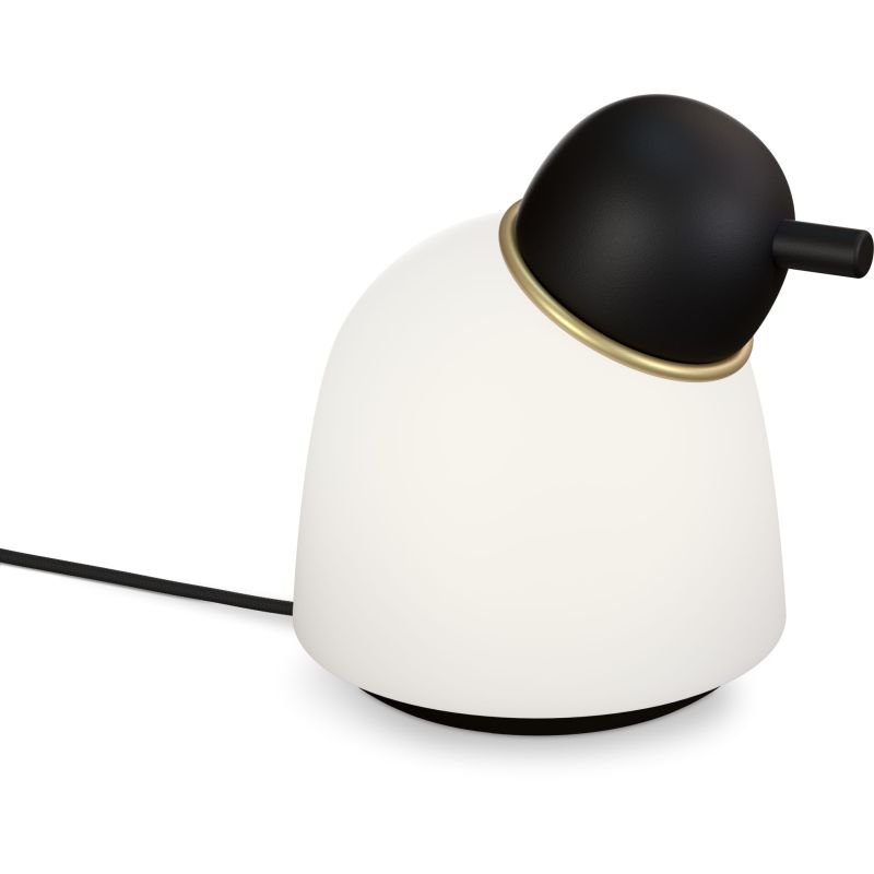 BIRD - BORDLAMPE - SORT/MESSING OPAL - Belid