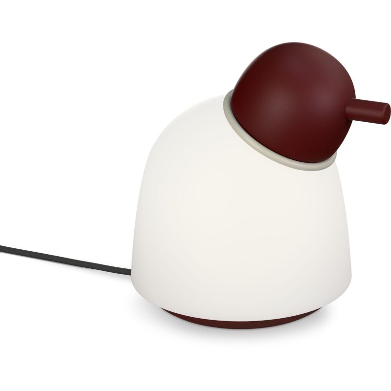BIRD - BORDLAMPE - RØD/SAND OPAL - Belid