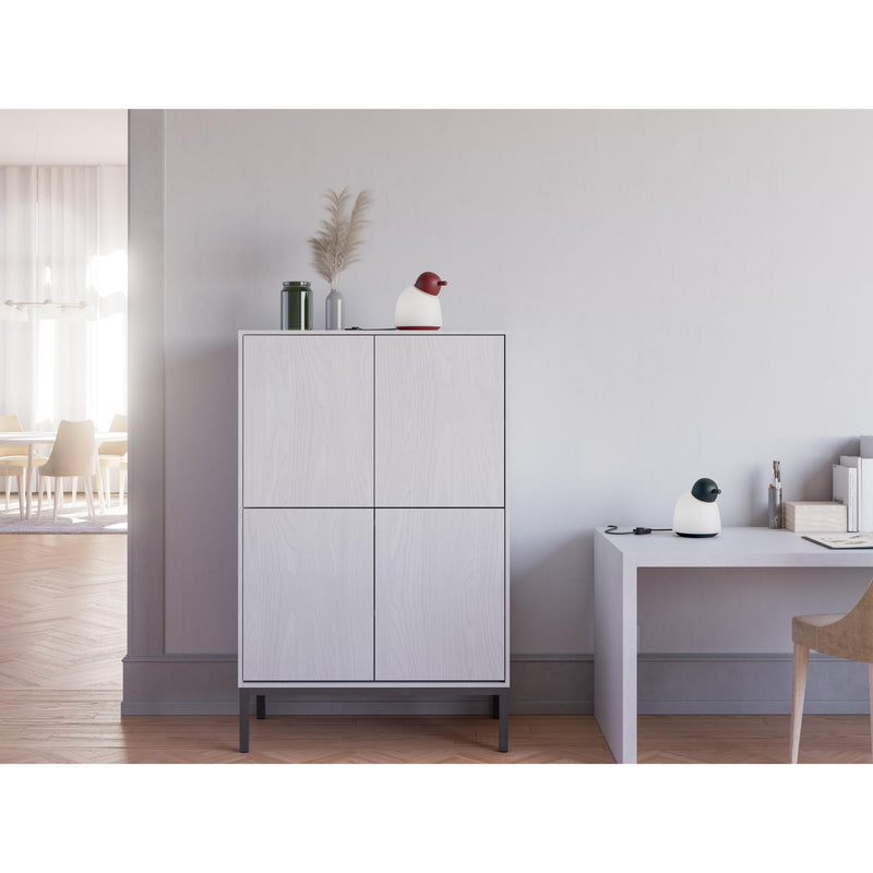BIRD BORDLAMPE SORT/OPAL - Belid