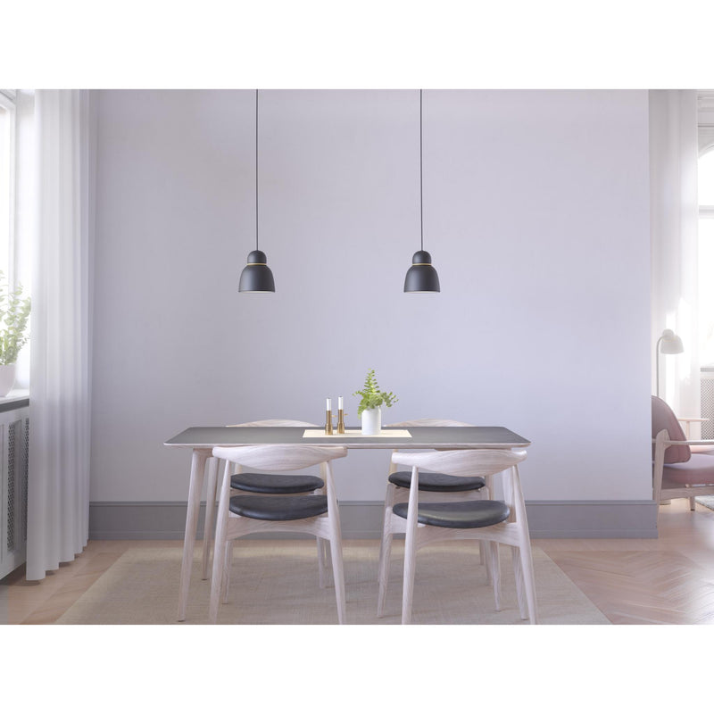 BIRD PENDEL Ø17,3 SORT/MESSING - Belid