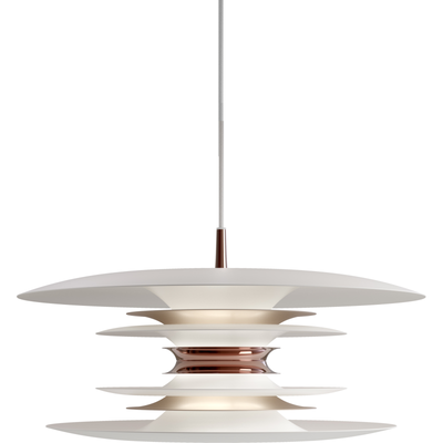 DIABLO PENDEL Ø50 MAT HVID/ROSE SILVER