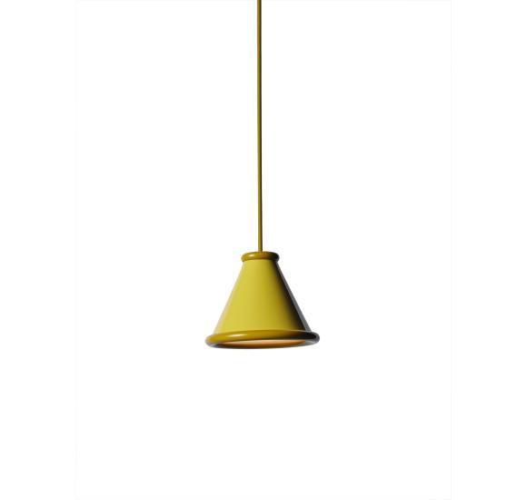 Belle - Pendel Ø15 - Livlig zink-gul / honey-gul LED-pendel fra Belid
