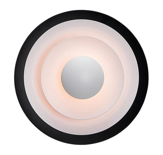 DIABLO VÆGLAMPE Ø30 SORT/RØD