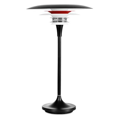 DIABLO BORDLAMPE Ø30 SORT/RØD/HVID