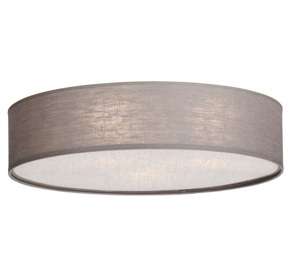 Soft Plafond Ø60 - Loftlampe - Stilren linned grå loftslampe fra Belid