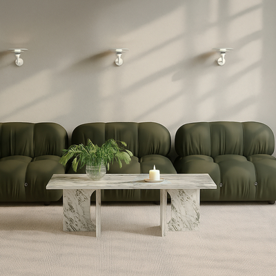 Belid Diablo væglampe mat hvid / krom | Elegant væglys | Lampeagenten