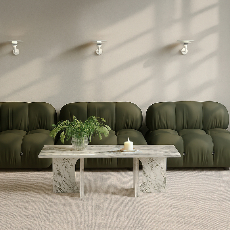 Belid Diablo væglampe mat hvid / krom | Elegant væglys | Lampeagenten