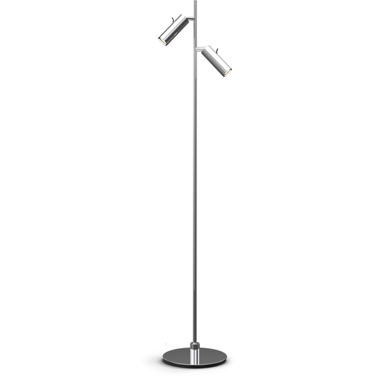 PIPELINE GULVLAMPE DOBBELT KROM