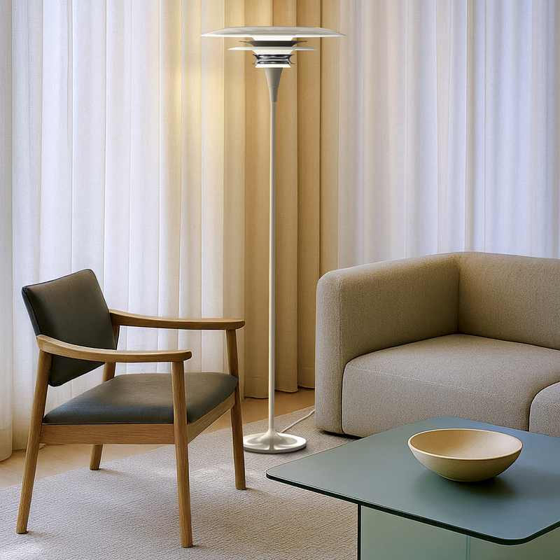 DIABLO GULVLAMPE Ø50 SOFT GRÅ