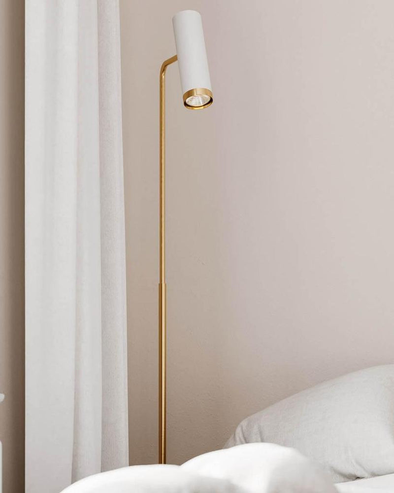PULS GULVLAMPE MAT HVID GU10