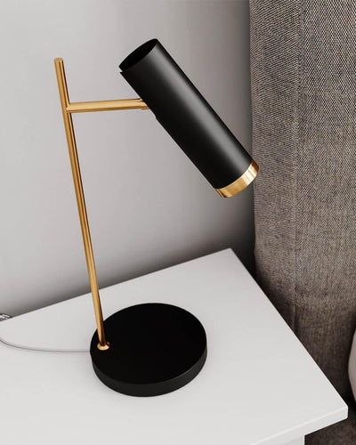 PULS BORDLAMPE MAT SORT GU10 - By Rydens