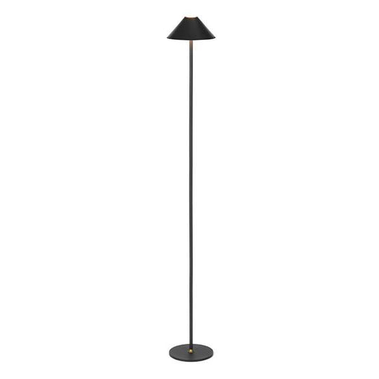 HYGGE GULVLAMPE H134 GRAPHIT SORT BATTERI LED