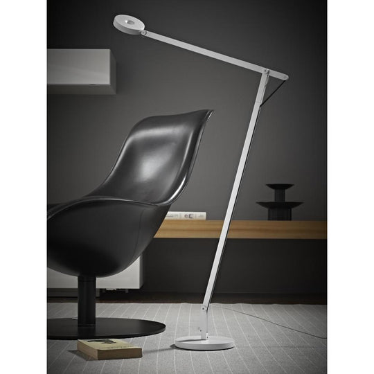 String F1 Gulvlampe Dtw Hvid/silver