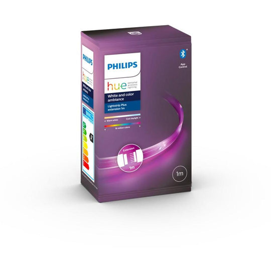 Philips Hue Lightstrip Plus – 1 m Forlænger for Smarte Lysopsætninger