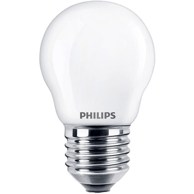 PHILIPS LED KRONE E27 4.3W GLAS CLASSIC FROSTED 