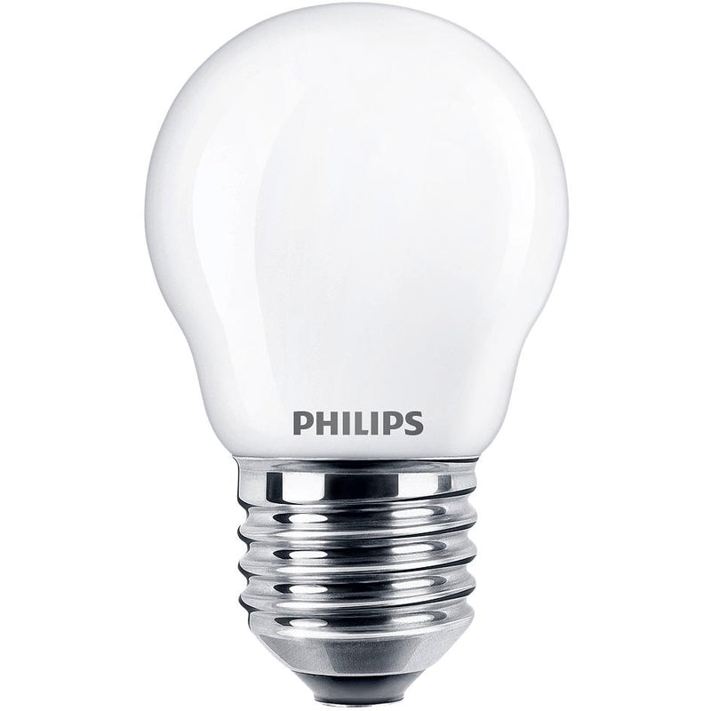 PHILIPS LED KRONE E27 4.3W GLAS CLASSIC FROSTED 