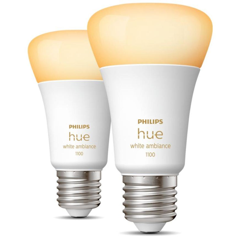 Philips Hue Ambiance E27 2 Pak 75w - Lyskilde
