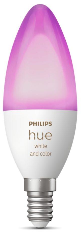 Philips Hue Color E14 – Smart LED-kerte med 16 mio. farver