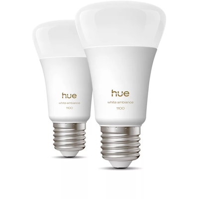 PHILIPS HUE AMBIANCE E27 2 PAK 8,1W 929003854902