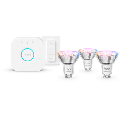 PHILIPS HUE ESSENTIAL 3 STK GU10 STARTSÆT
