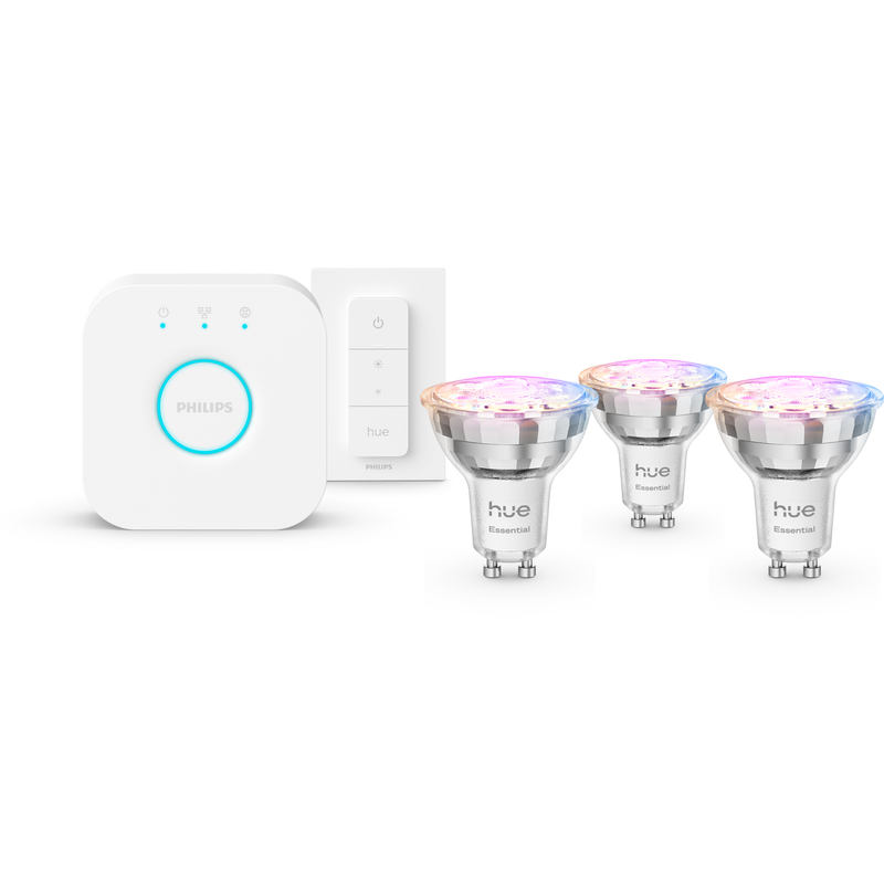 PHILIPS HUE ESSENTIAL 3 STK GU10 STARTSÆT
