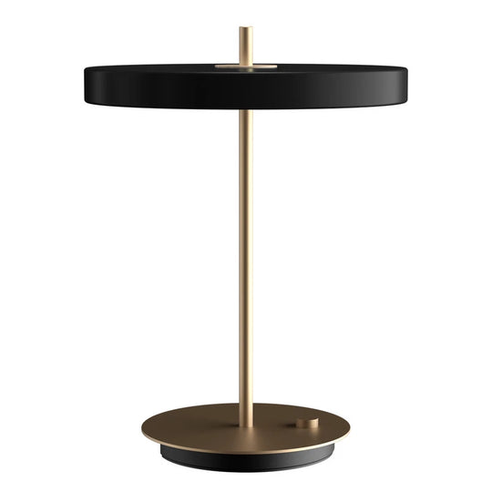 ASTERIA AIR MESSING/SORT M/USB-C BORDLAMPE