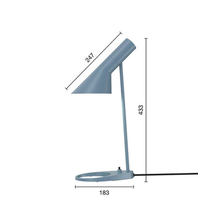 AJ Mini Bordlampe Dusty Blue
