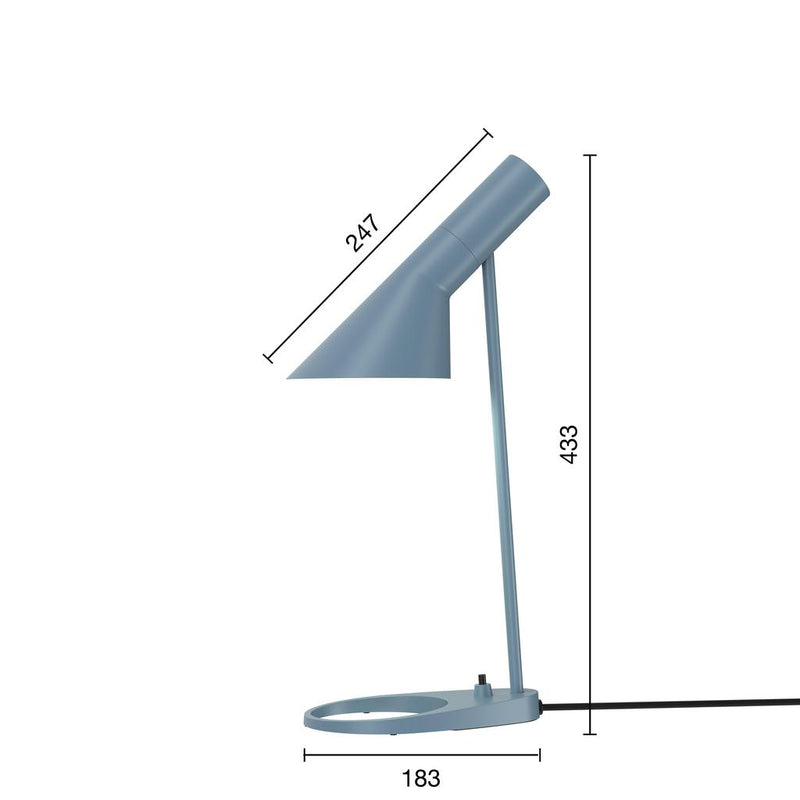 AJ Mini Bordlampe Dusty Blue