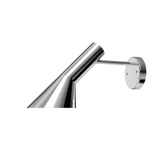 AJ VÆGLAMPE - uden Ledning og uden Afbryder - poleret stål