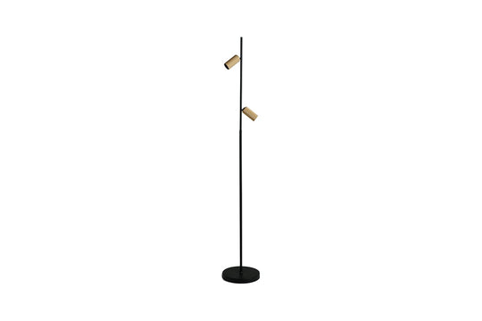 Decor Floor Double F2 LED – Sort/Brass