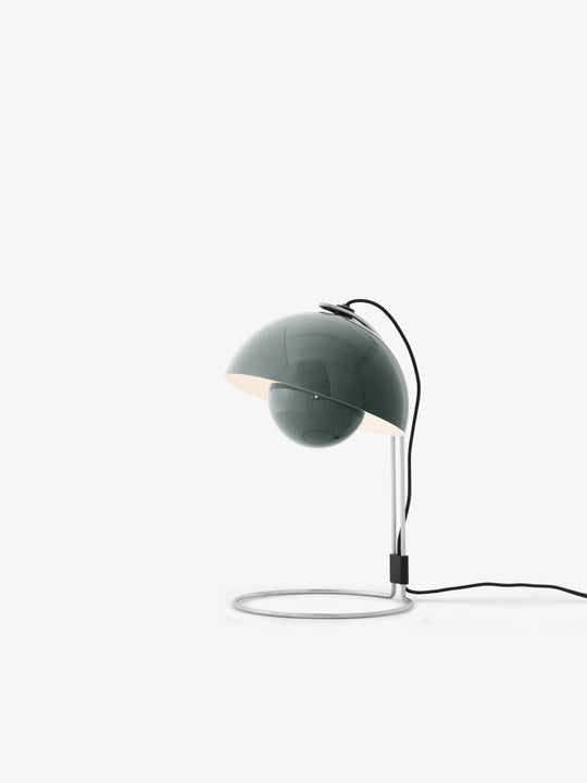 FLOWERPOT VP4 STONE BLUE BORDLAMPE