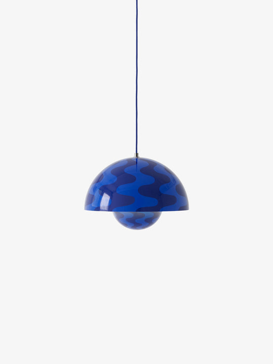&Tradition Flowerpot VP7 pendel – Cobalt Blue & Twilight Blue Pattern