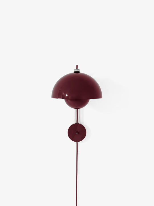 FLOWERPOT VP8 - VÆGLAMPE - DARK PLUM