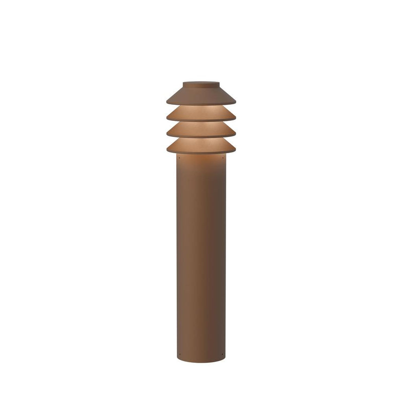 ysted Garden Pullert, LAV, Corten farvet, Base u/adaptor, LED 3000K - Louis Poulsen