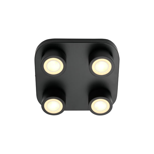 Clyde 4-Spot | Loftlampe | Sort