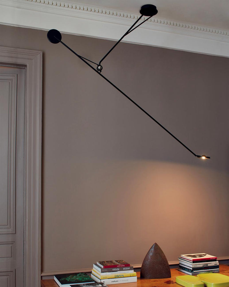 DCW Aaro loftlampe sort | Minimalistisk designlampe | Lampeagenten