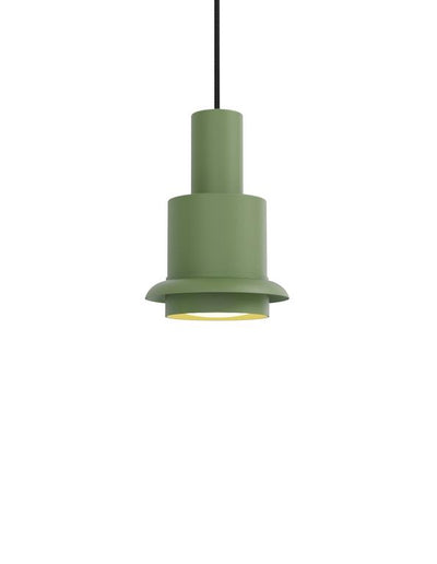 DCWéditions Chaumont Pendel Ø19×H28 Green/Green | Fransk Design | Lampeagenten