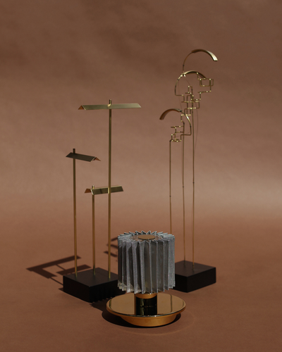 DCWéditions In The Sun 130 Portable Bordlampe Sølv/Sølv | Lampeagenten