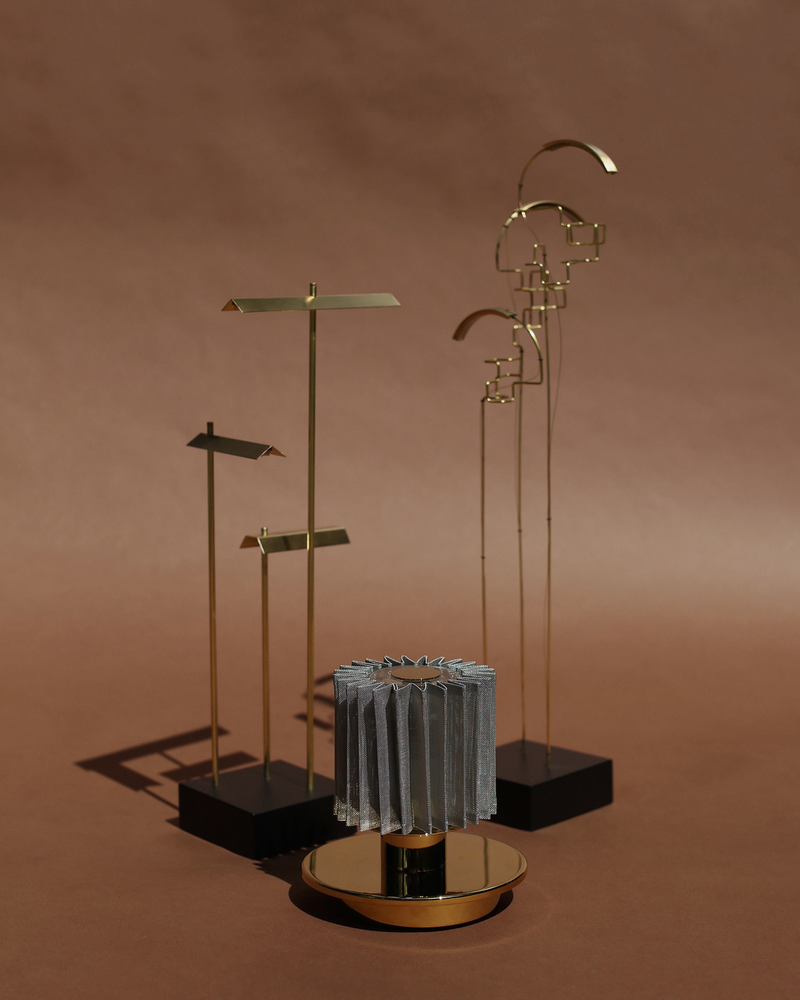 DCWéditions In The Sun 130 Portable Bordlampe Sølv/Sølv | Lampeagenten