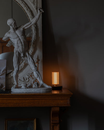 DCWéditions La Lampe Frechin Portable Ø13×16,6 Golden/Black | Lampeagenten