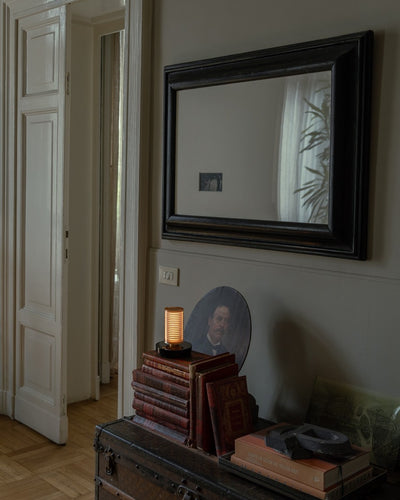 DCWéditions La Lampe Frechin Portable Ø13×16,6 Golden/Black | Lampeagenten