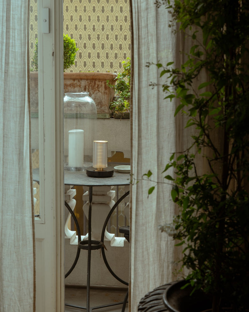 DCWéditions La Lampe Frechin Portable Ø13×16,6 Golden/Black | Lampeagenten