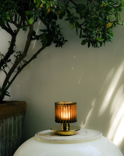 DCWéditions In The Sun 130 Portable Bordlampe – Guld/Guld | Lampeagenten