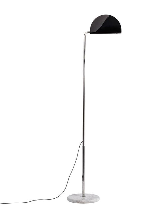 DCWéditions Mezzaluna Gulvlampe – White Marble / Black