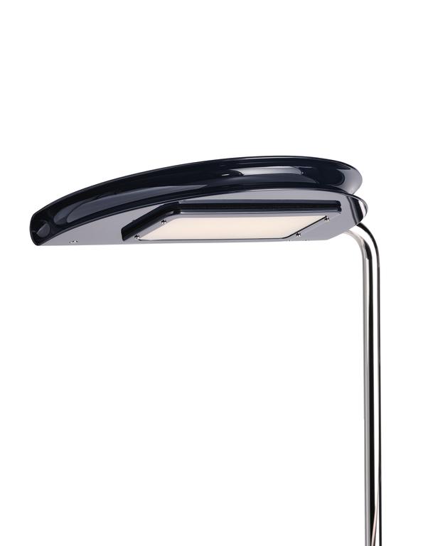 DCWéditions Mezzaluna Gulvlampe White Marble / Blue | Lampeagenten