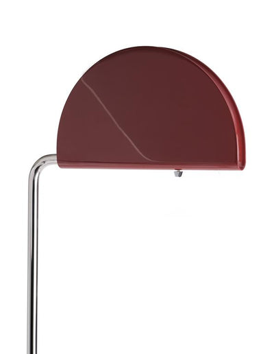 DCWéditions Mezzaluna Gulvlampe – White Marble/Red | Lampeagenten