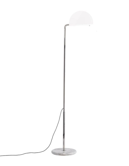 DCWéditions Mezzaluna Gulvlampe – White Marble / White