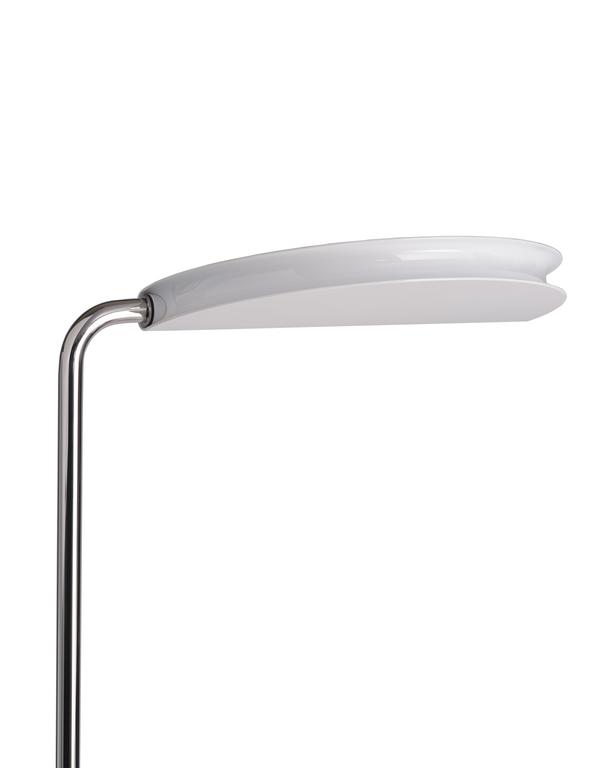DCWéditions Mezzaluna Gulvlampe – White Marble / White | Lampeagenten