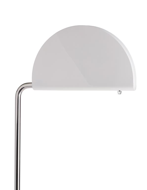 DCWéditions Mezzaluna Gulvlampe – White Marble / White | Lampeagenten