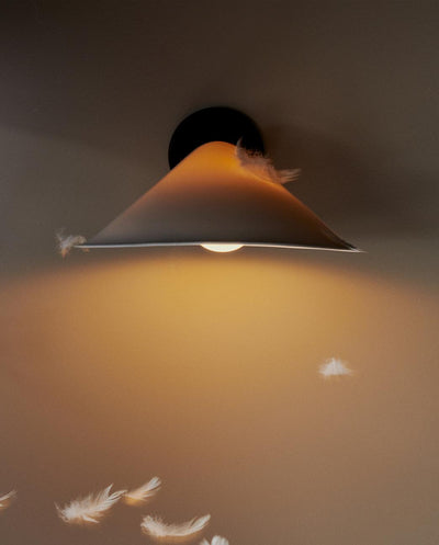 DCWéditions Plume Væglampe – Sort / Polycarbonat